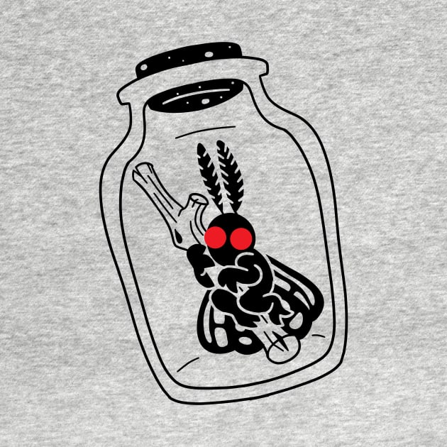 Mothman Jar by AstroSkeleton